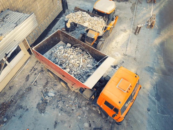 Comprehensive Cleanup & Site Preparation - Demolition process step 4